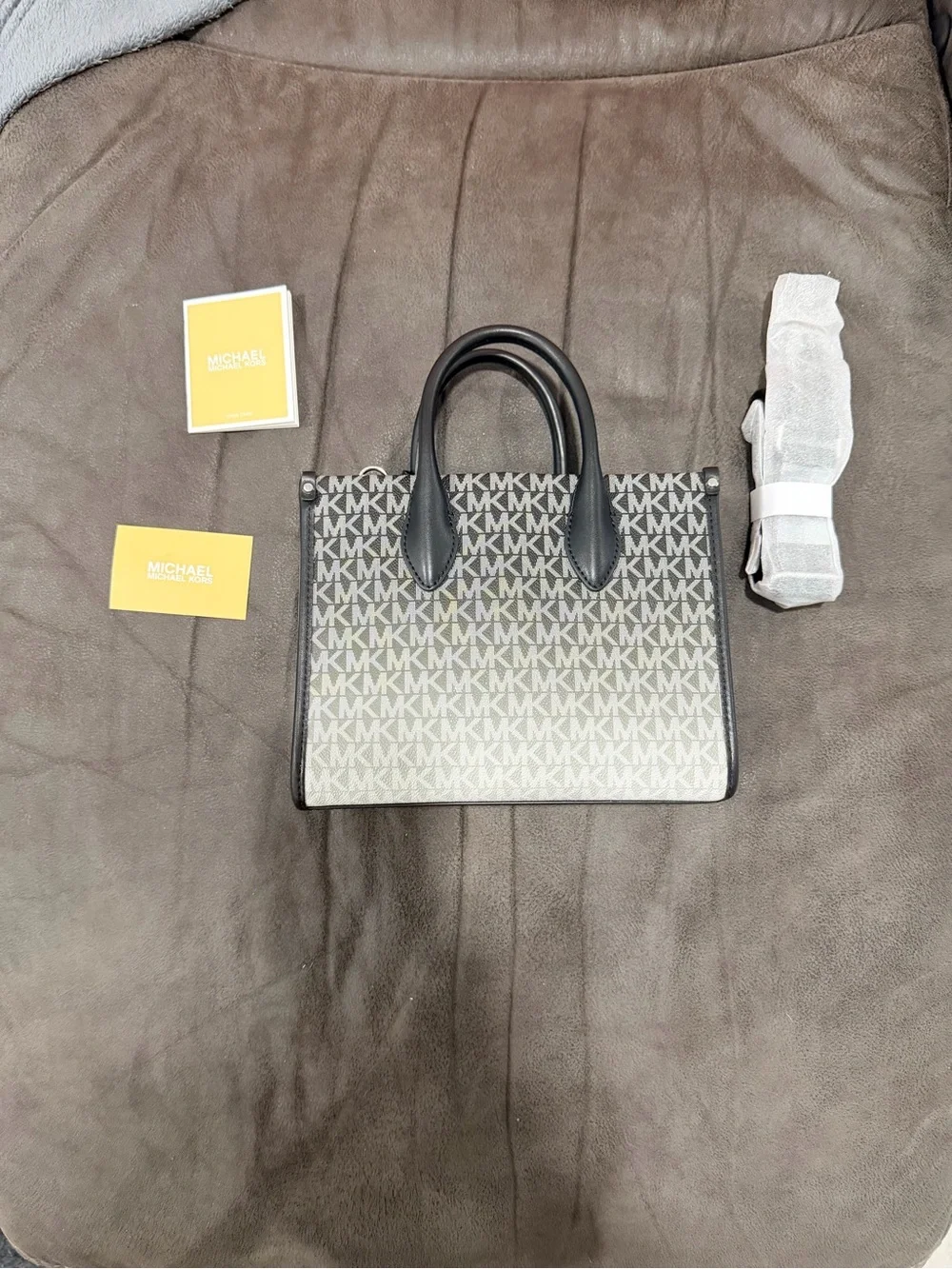 Michael Kors Mirella Small Ombré Signature Logo Crossbody Bag
